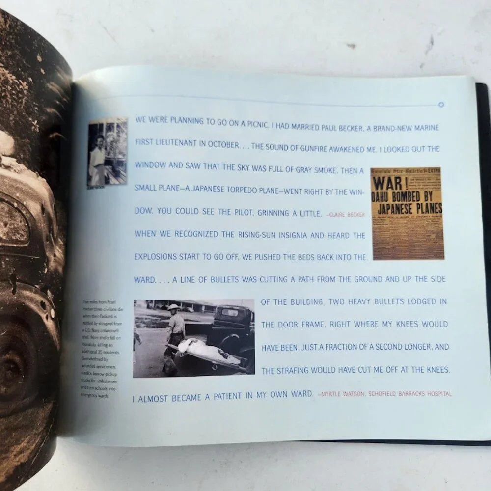 Pearl Harbor National Geographic Collector's Edition World War 2 WWII Book Great